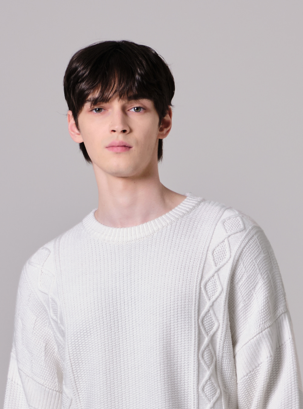 LINK-LINK PULLOVER KNIT [OFF WHITE]